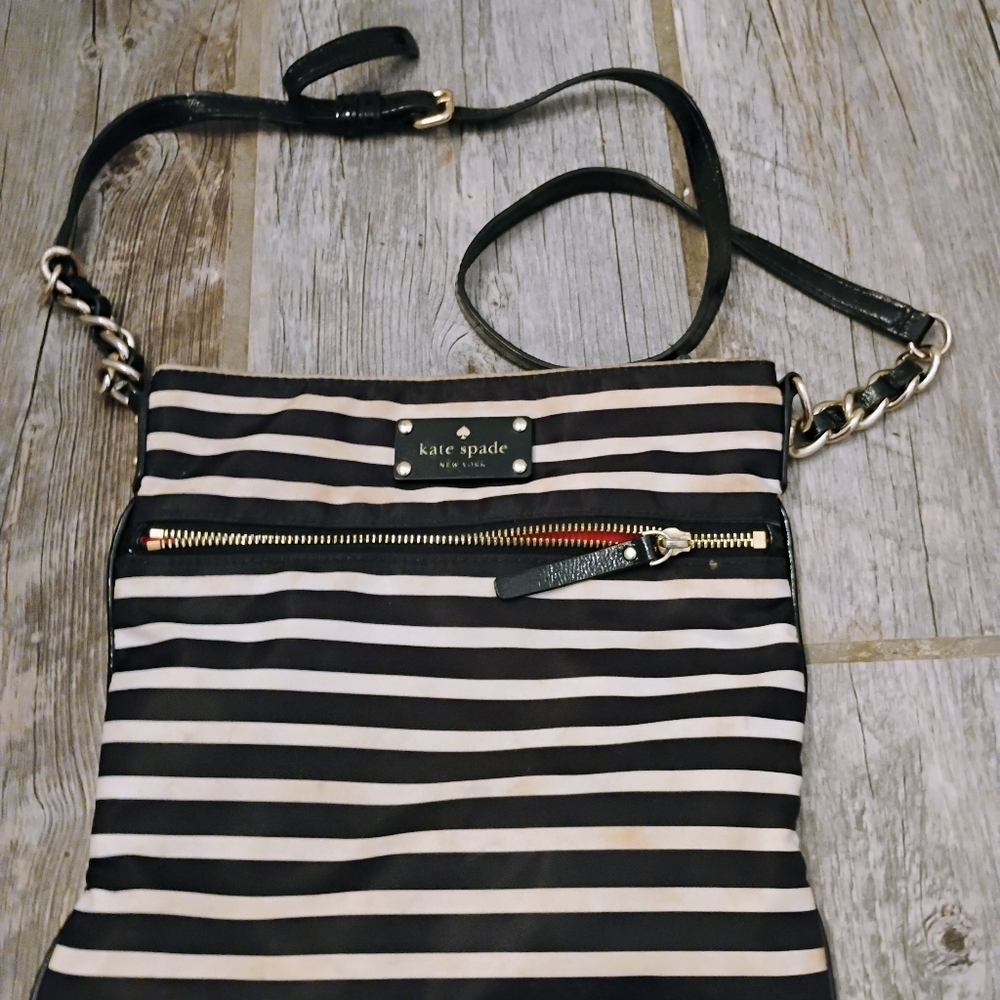 Kate Spade Crossbody Bag Black White